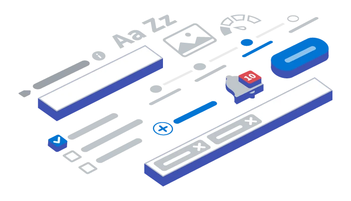 Pictogram for Screen components